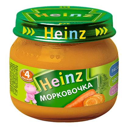 Heinz - Carrot Puree /4 months+/ 80g 0097