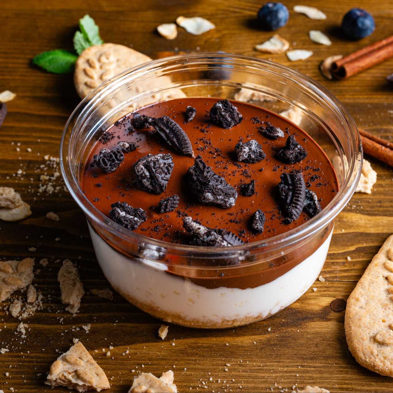 Mini Cheesecake cu Oreo & Nutella