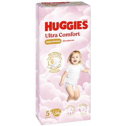 Huggies Ultra Comfort - Baby Diaper Mega Girl Z-5 /12-22kg/ 3642 #56