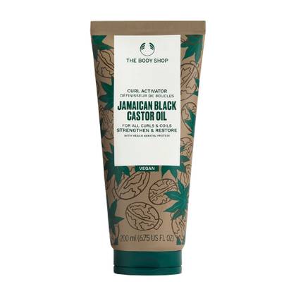 Body Shop - Curly Hair Fixing Oil with Jamaican Black Castor Oil 200ml 26009