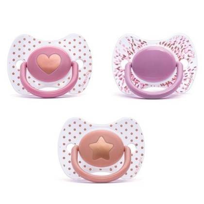 Suavinex - Dummy Silicone Physiological Pink /0-6 months/ 2097 #1