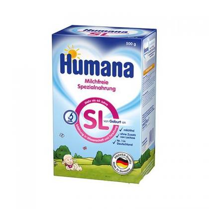 Humana - Infant Formula SL /0 Months+/ 500g 7309/7798/0560/0559