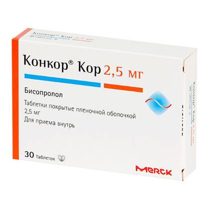 Concor Cor Tablet 2.5mg #30