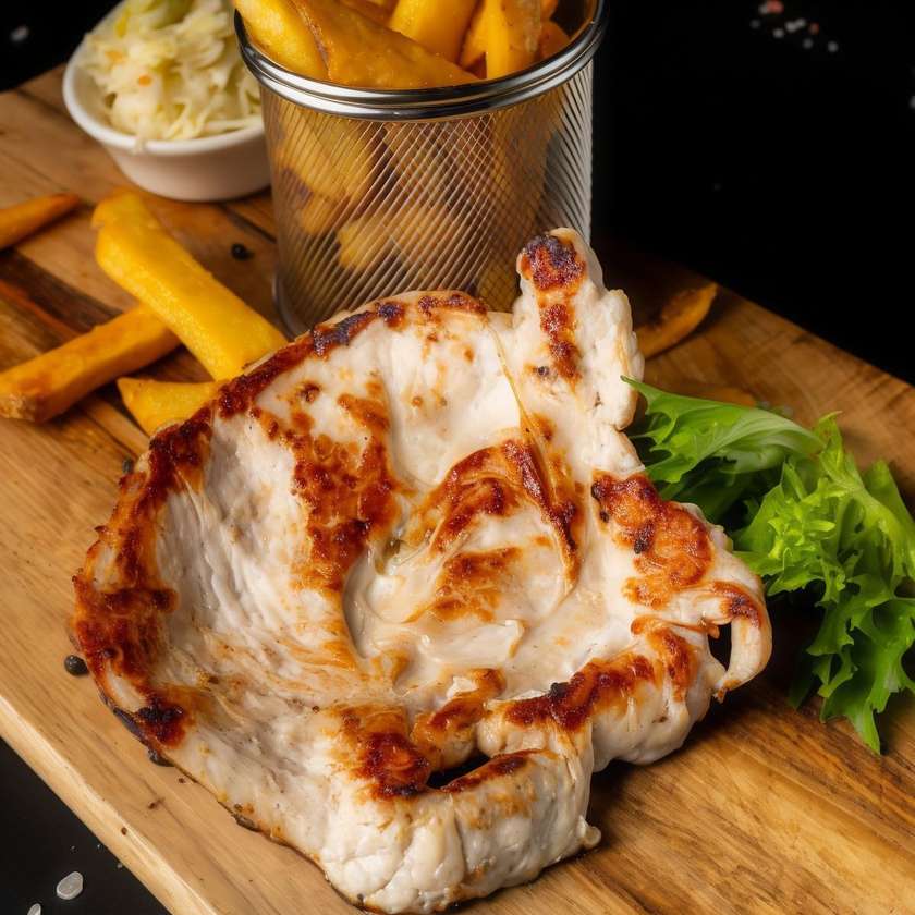 Piept de Curcan la Plită