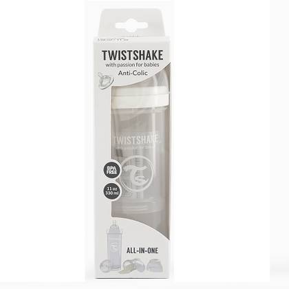 Twist Shake - Anticolic White Bottle 330ml 0182