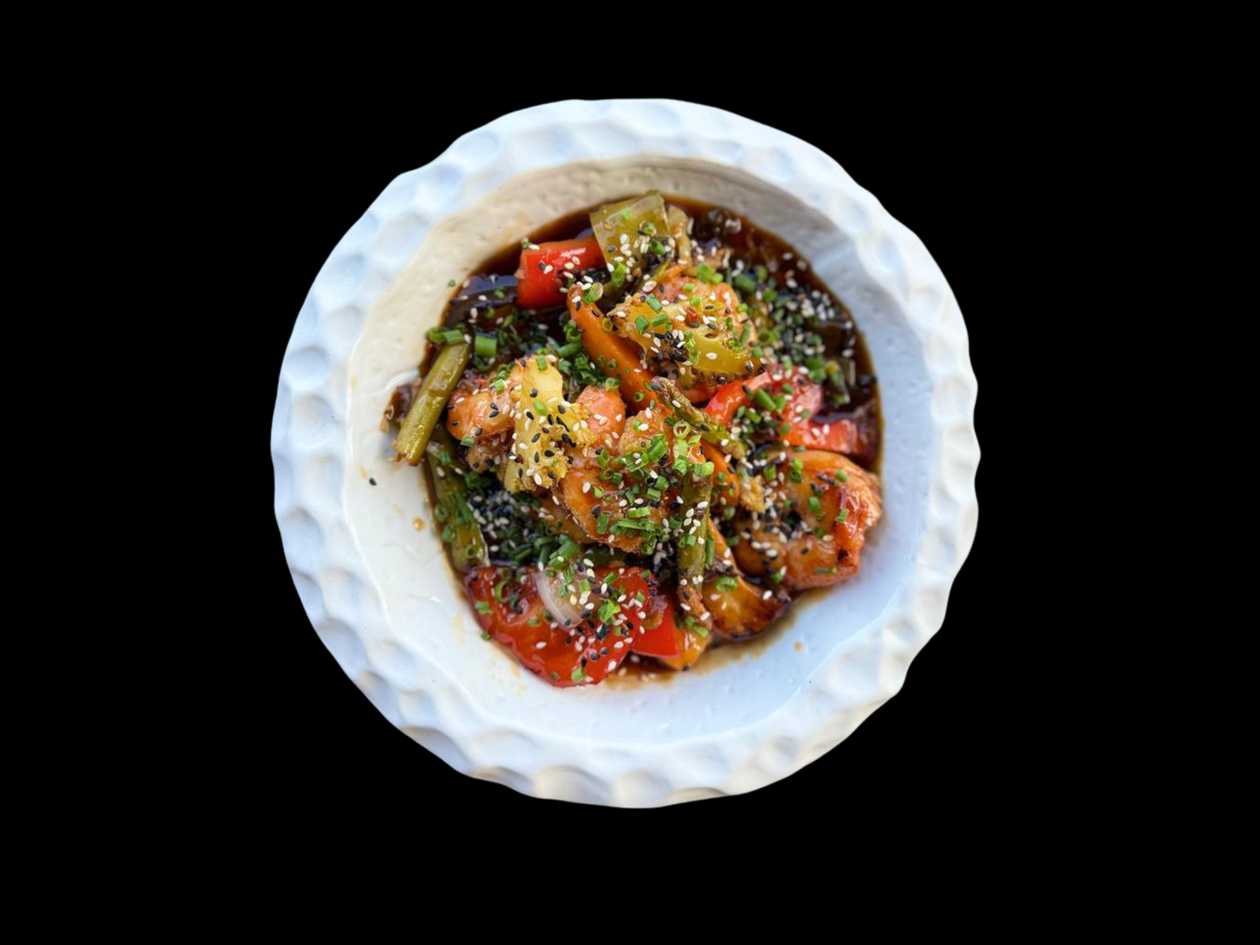 Fasting Garlic soy Shrimps