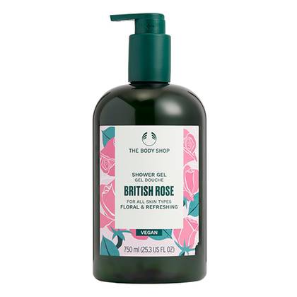 Body Shop - British Rose Shower Gel 750ml 19363