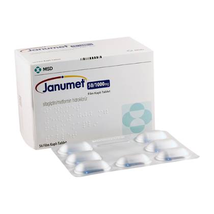 Janumet Tablet 50mg + 1000mg /TR/ #56