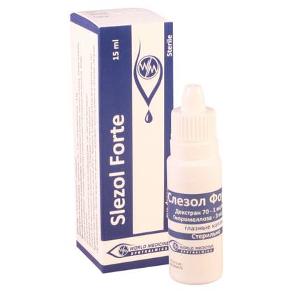 Slezol Forte Eye Drops 15ml Bottle #1