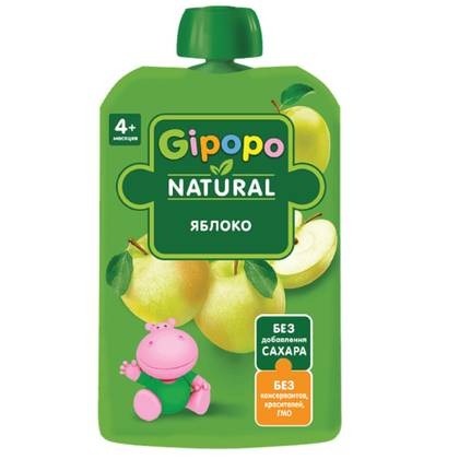 Hippo - Apple Puree /6 months+/ 90g 0237/3406