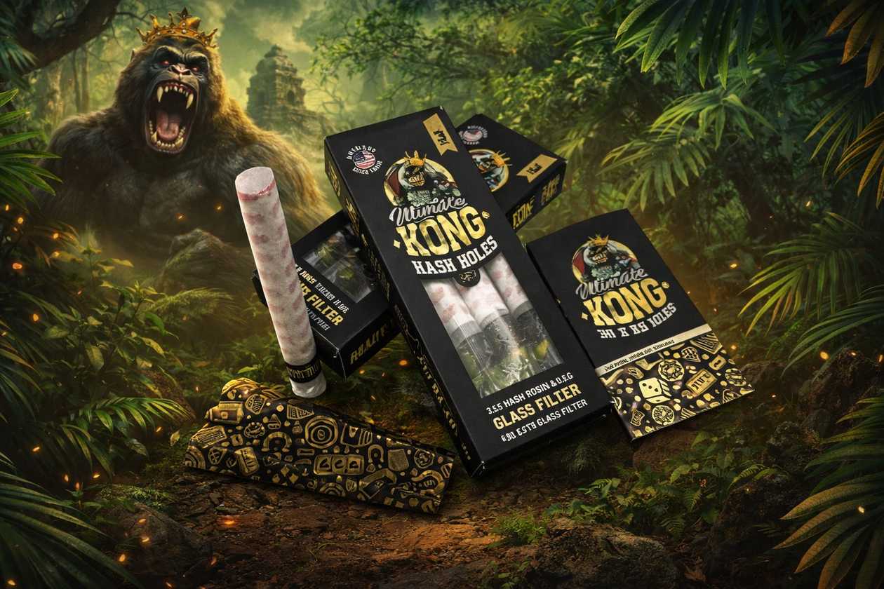 Monkey King Kong Hash Holes / Kong Tubes. 3 ədəd