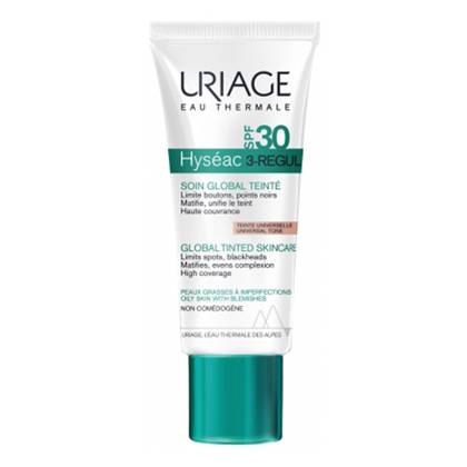 Uriage - Iséak 3-Phase Regulating Toning Cream with Mattifying Effect for Combination/Oily Skin SPF30 40ml 5534/0095
