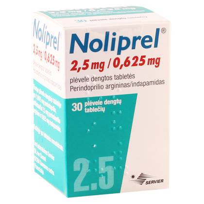 Noliprel Arginine Tablet 2.5mg + 0.625mg #30
