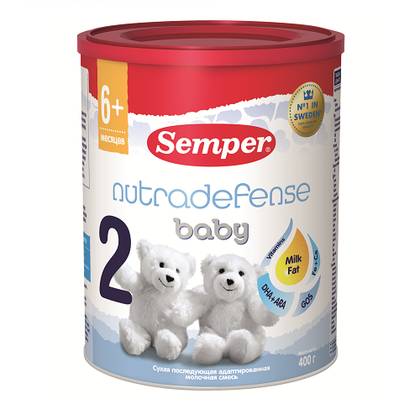 Semper - Nutradefense Milk 2 /6-12 months/ 400g 1215