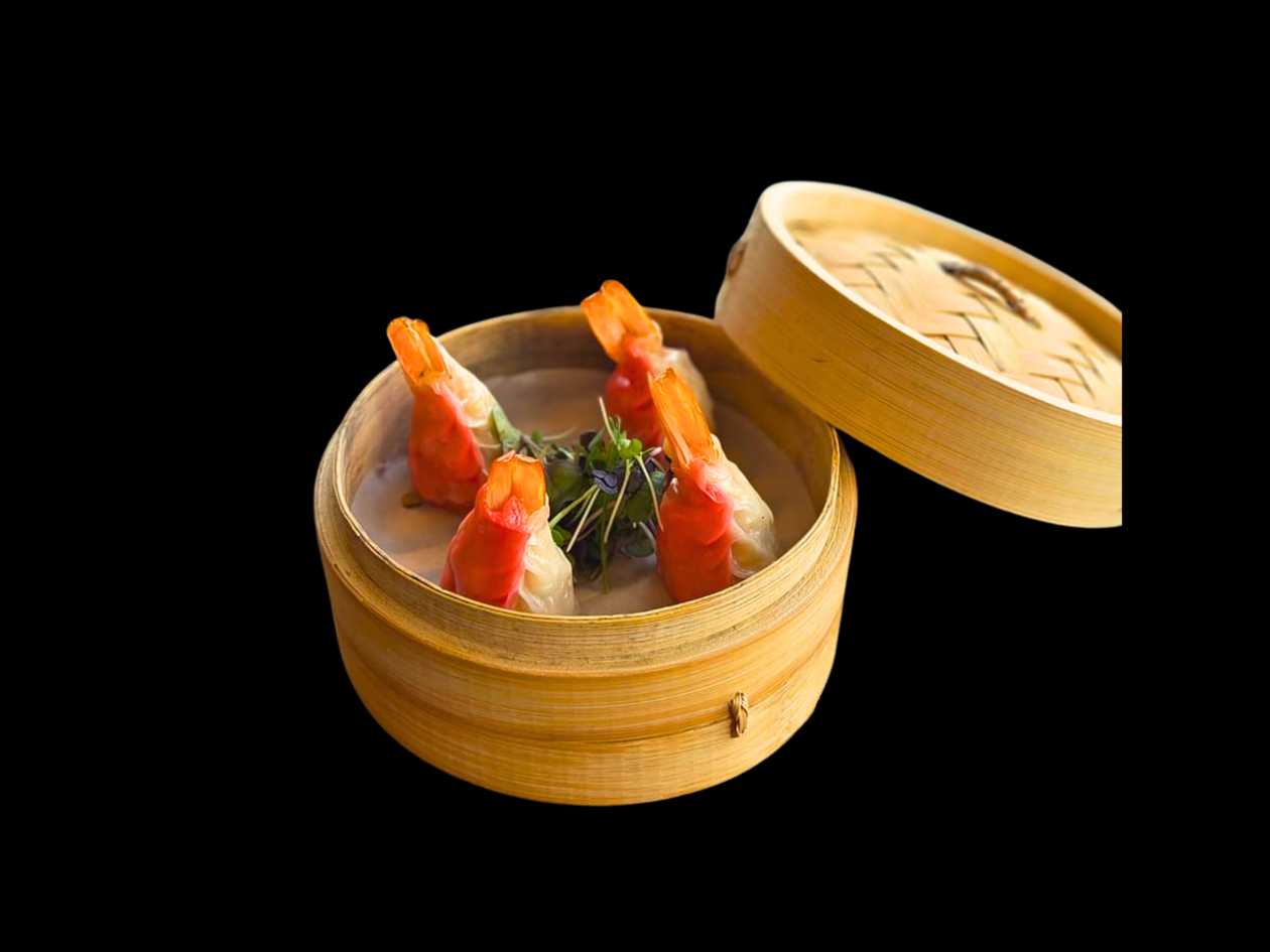 Fasting Prawn & celery dumplings