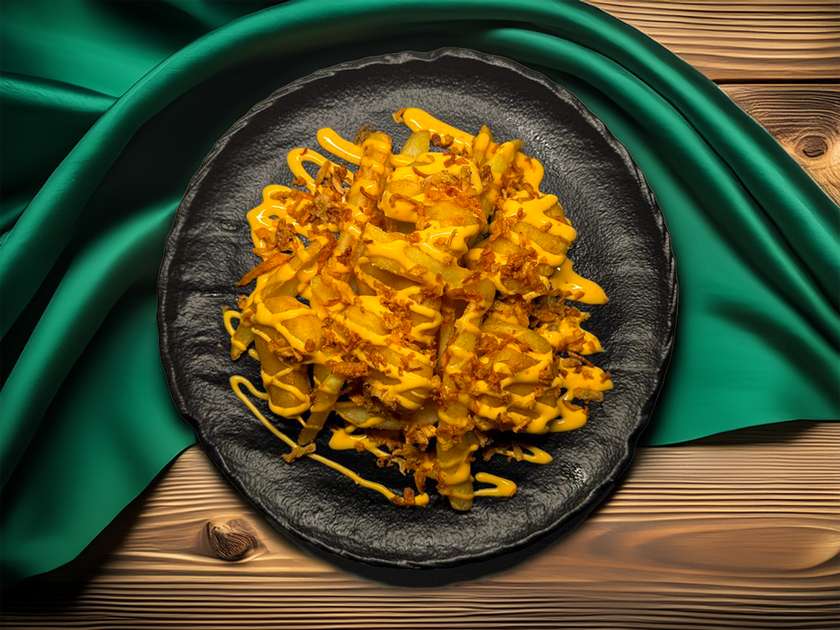 Картопляні діпи та 6 нагетсів з сирним соусом