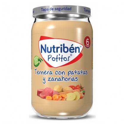 Nutribene - Beef Dinner with Tomatoes, Potatoes, and Carrots /6m+/ 235g 3304