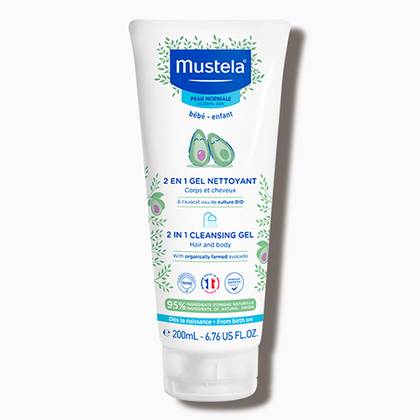 Mustela - 2-in-1 Shampoo-Gel for Hair and Body 200ml 0749/8183/3605/6058