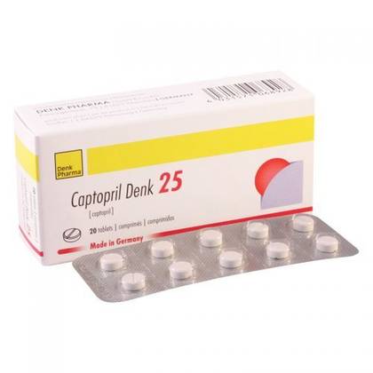 Captopril Denk 25mg Tablets #20