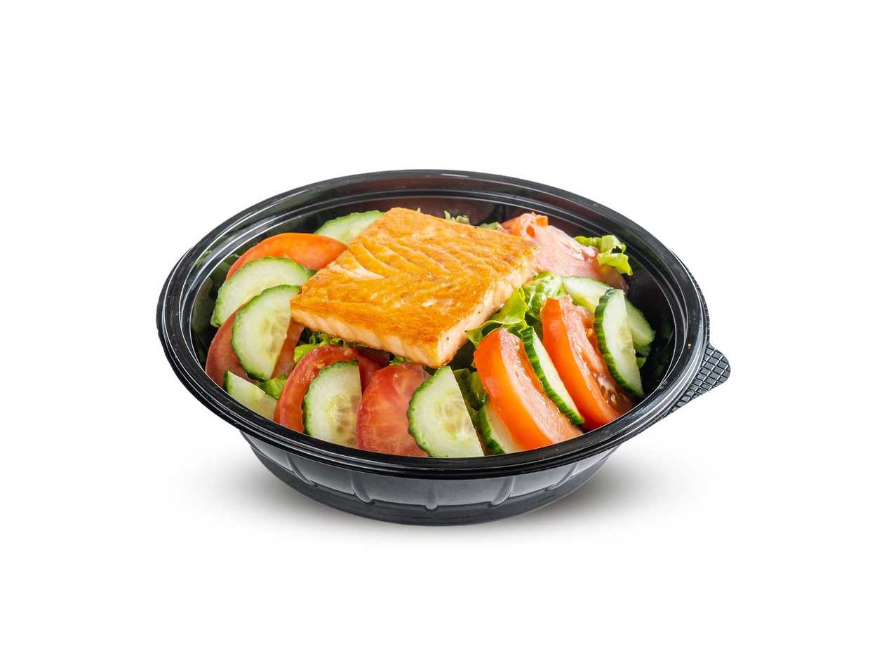 Salmon salát