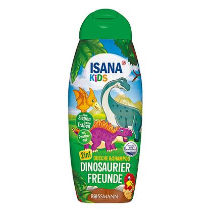 Isana - Children's Shampoo and Shower Gel Dinosaur 300ml 1191/1976