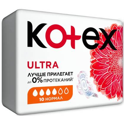 Kotex - Ultra Thin Normal Sanitary Pads /4 Count/ 2621 #10