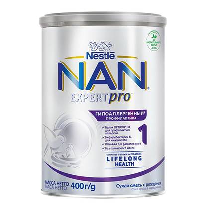 Nani - Hypoallergenic Milk - 1 / 0 Months + / 400g 1728