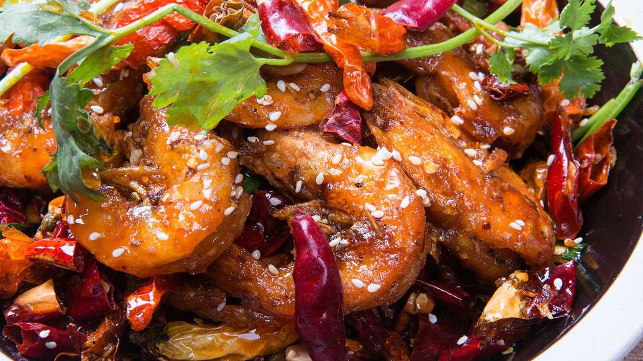 Schezwan Shrimps