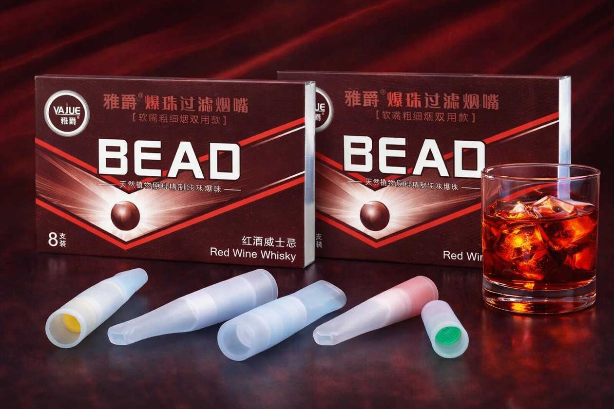 Siqaret üçün Viski aromalı 8li müşdük