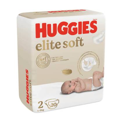 Huggies Elite Soft - Baby Diaper Z-2 /4-6kg/ 9460 #20