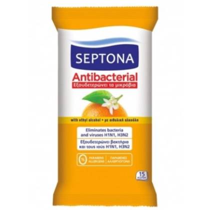 Septona - Antibacterial Orange Extract Wet Wipes 1210-2225/1243/4527 #15