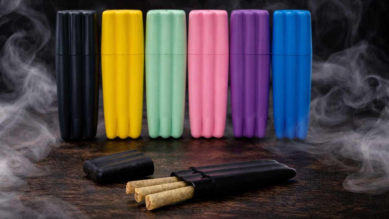 Triplo BX0014 Plastik Üçlü Siqaret Qutusu