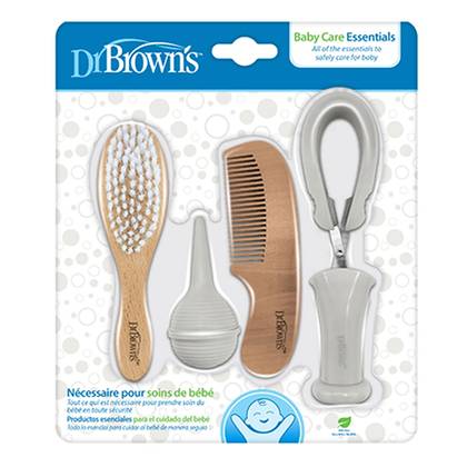 Dr. Brown's - Baby Care Set (Comb, Brush, Nasal Aspirator, Nail Clipper with Catcher) 5070