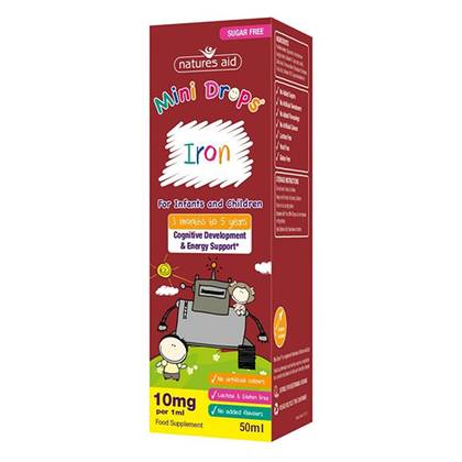 Iron Mini Drops Oral 50ml Bottle #1