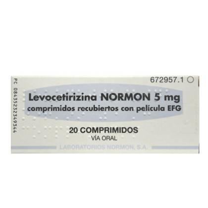 Levocetirizine Normon Tablet 5mg #20