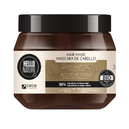 Hello Nature - Coconut Moisturizing and Restorative Hair Mask 250ml 5661