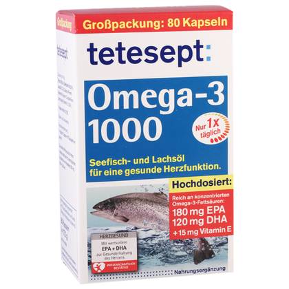 Omega-3 Tetesept Capsule 1000mg #80