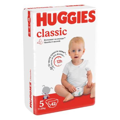 Huggies Classic - Baby Diaper Z-5 /11-25kg/ 3185 #42