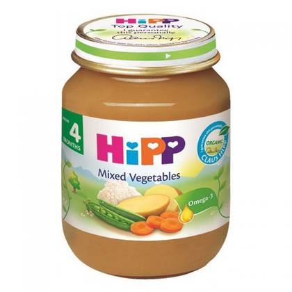 Hipp - Vegetable Puree Assortment /4 months+/ 125g 4013