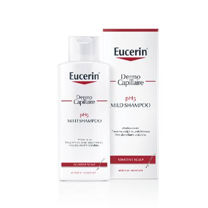 Eucerin - Dermocapillary Shampoo PH5 for Sensitive, Irritated Scalp and Dry-Prone Hair /3 Months+/ 250ml 69653/6736