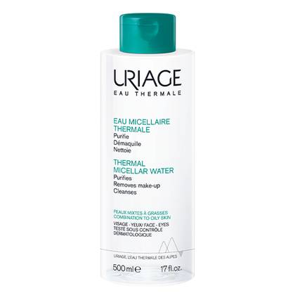 Uriage - Micellar Water for Face/Decollete/Eyes, No Rinsing, Combination Skin 500ml 3677/9365