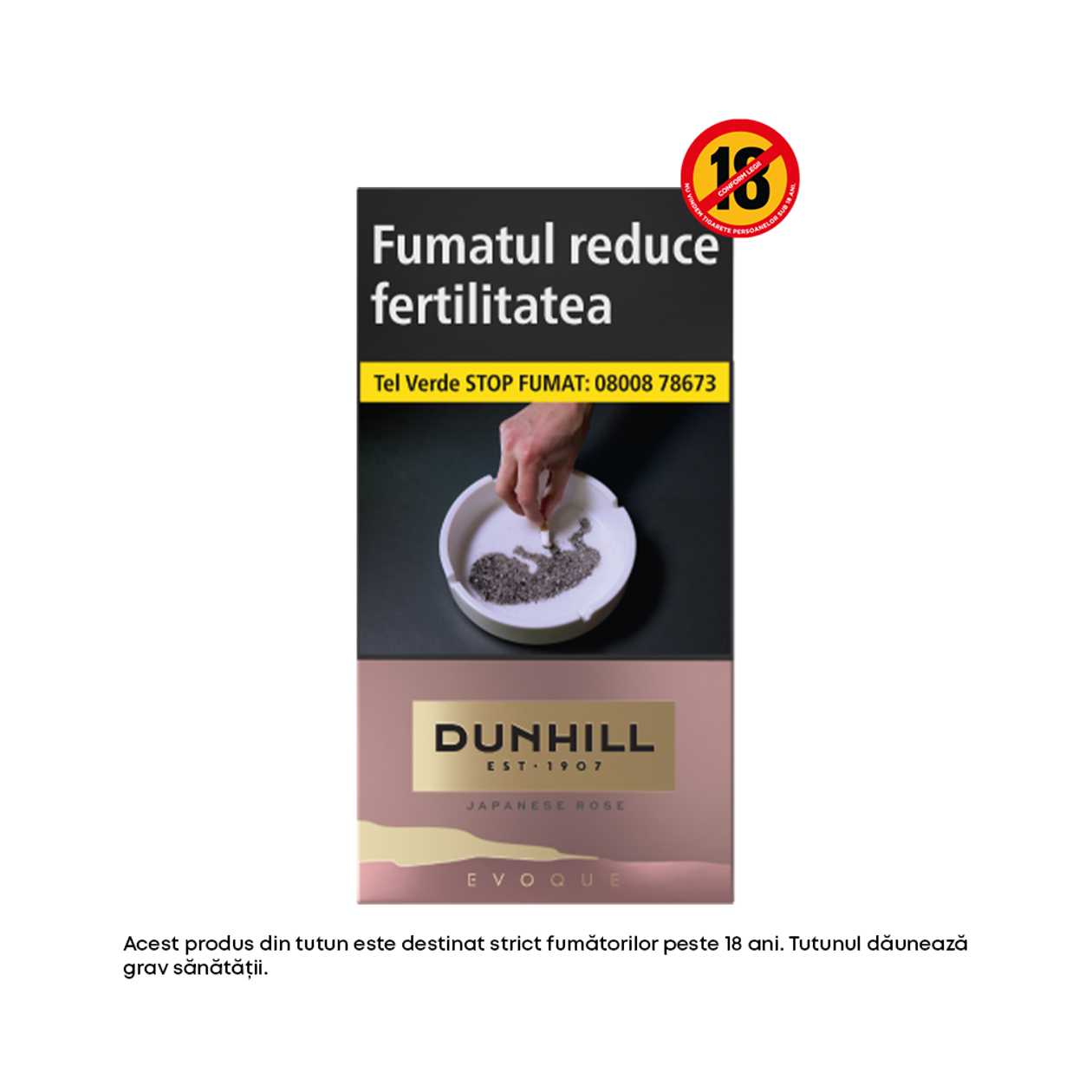 Dunhill Evoque, Japanese Rose 100S, 1 pachet