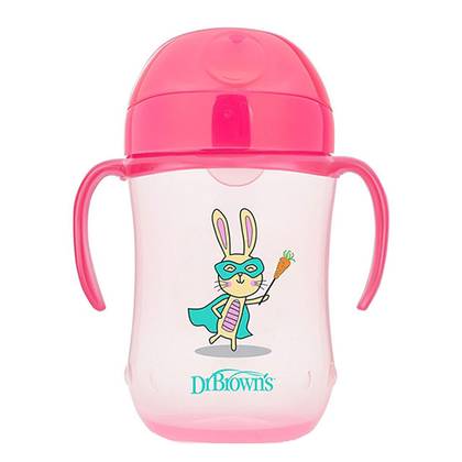 Dr. Brown's - Pink Soft Handle Cup /9m+/ 270ml 1837