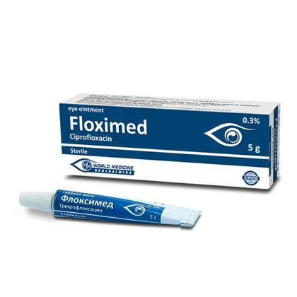 Floxacime Eye Ointment 0.3% 5g Tube #1