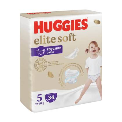 Huggies Elite Soft - Baby Pants Mega Z-5 /12-17kg/ XL 9354 #34