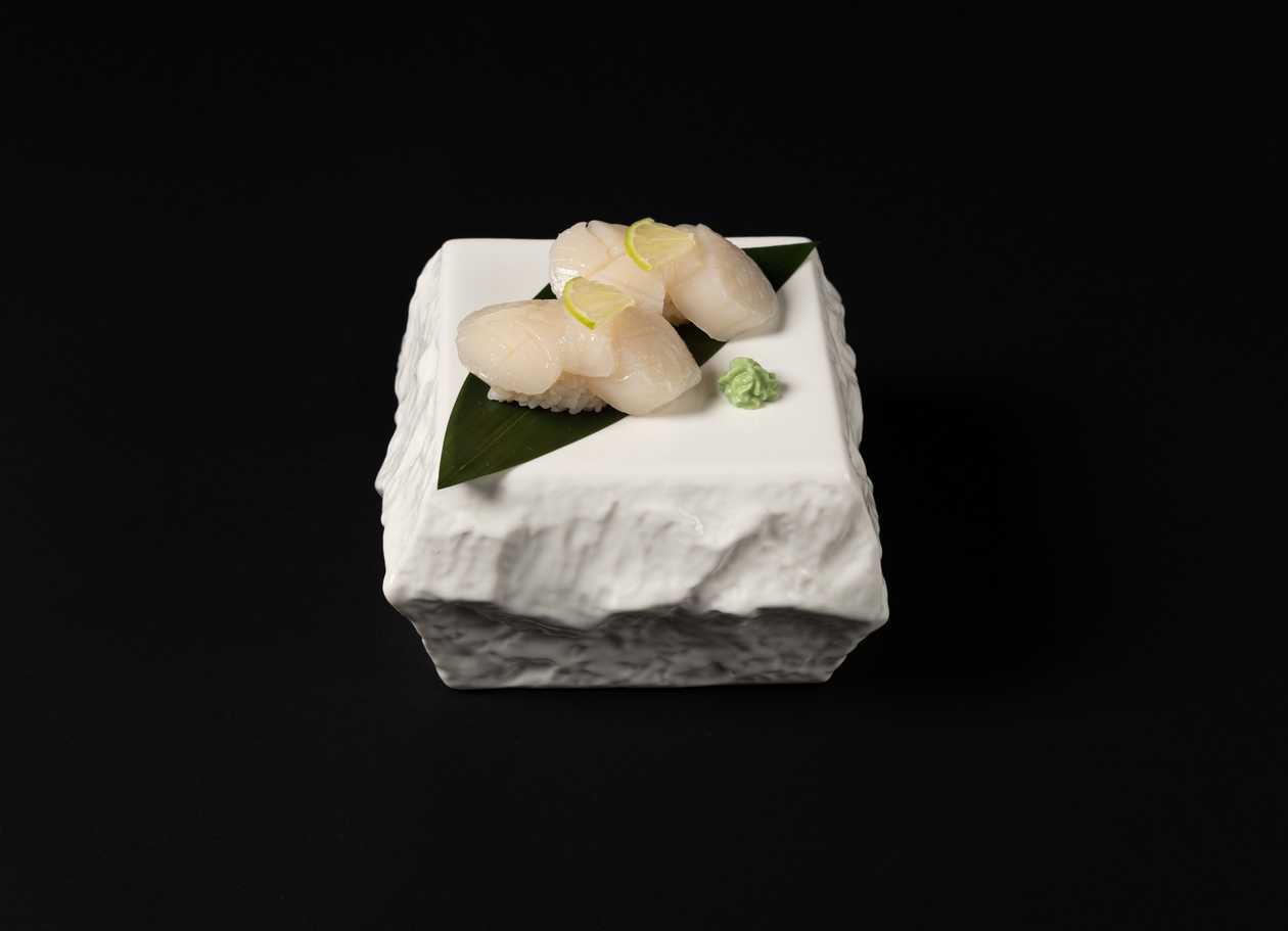 Fasting Nigiri sea scallops (2 pcs)