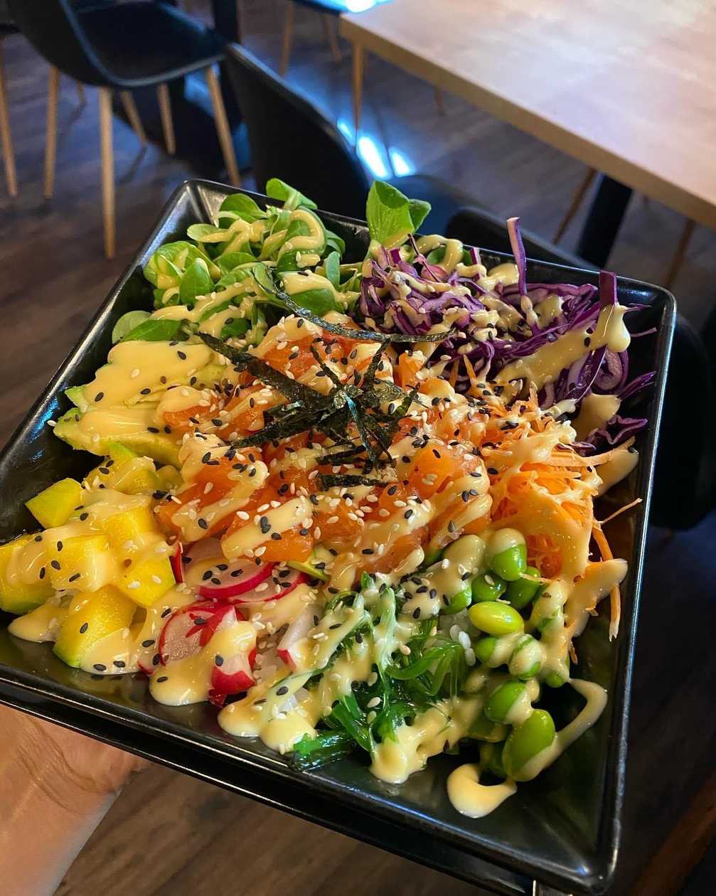 Poke Bowl with Salmon