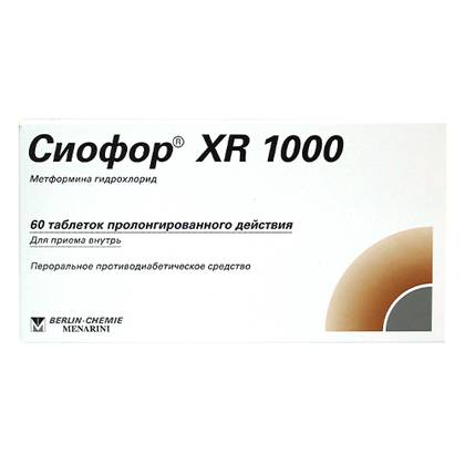 Siofori XR Tablet 1000mg #60