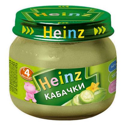Heinz - Zucchini Puree /4 months+/ 80g 4945/0374