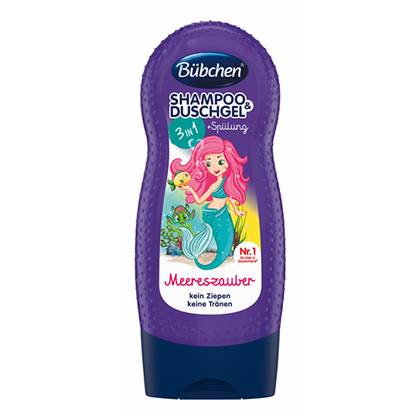 Bubheni - Shampoo, Conditioner, and Bath Gel for Kids "Mermaid" 230ml 0549/1085/4642